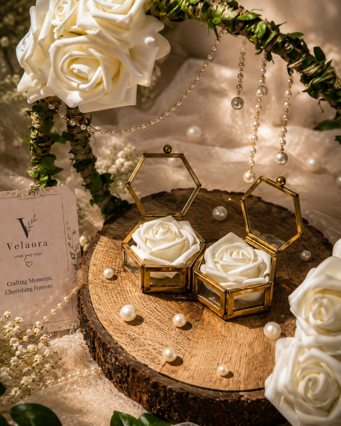 wedding ring platter collection at Velaora Jewels