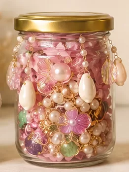 Velaora ( small )  Mystery Jewelry Jar – Handmade Surprise Jewellery Gift Box Copy Copy Copy by Velaora Jewels