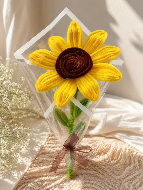 Handmade Sunflower Bouquet handmade jewellery by Velaora Jewels