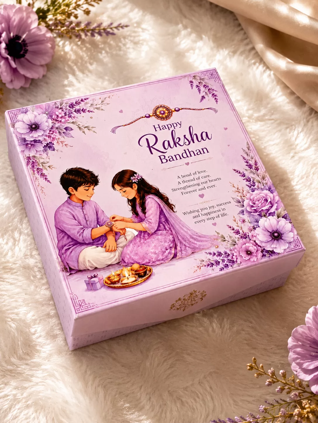 Raksha Bandhan Gift Hamper Box | Handmade Jewellery Rakhi Gift Set – Velaora Jewels by Velaora Jewels